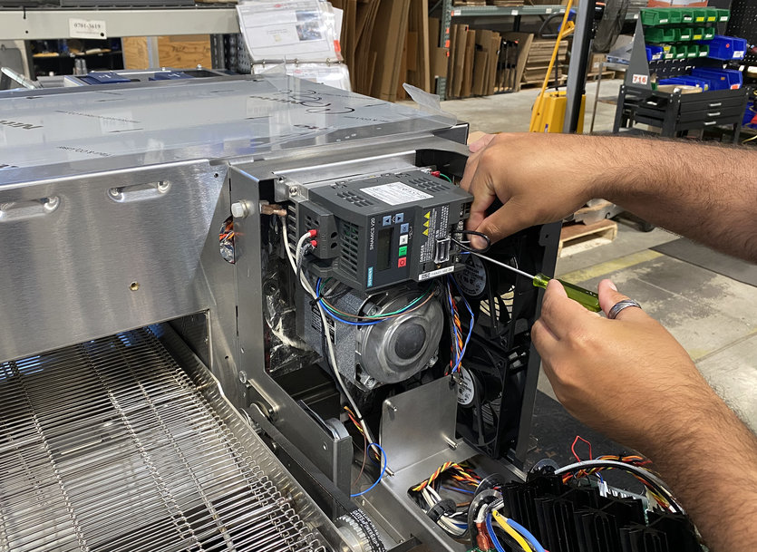 OVENTION® UPGRADES DRIVES ON FAST COOKING OVEN LINES